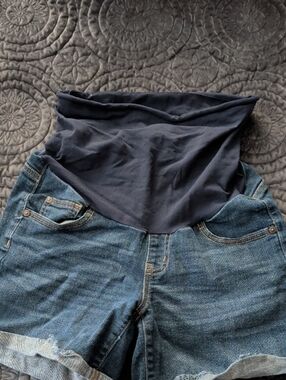 Indigo Blue Maternity Shorts